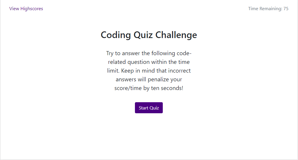 JS-built JS Quiz